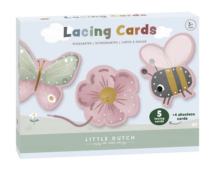 Lacing cards Flowers & Butterflies