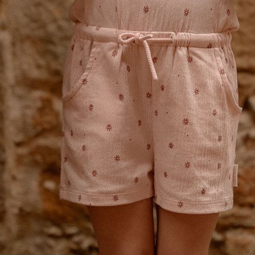 Mono rosa con estampado de loto de Fairy Garden – Little Dutch