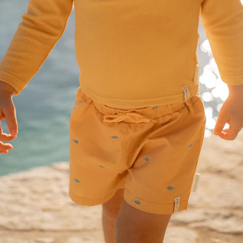 Shorts de baño Little Dutch Yellow Fish