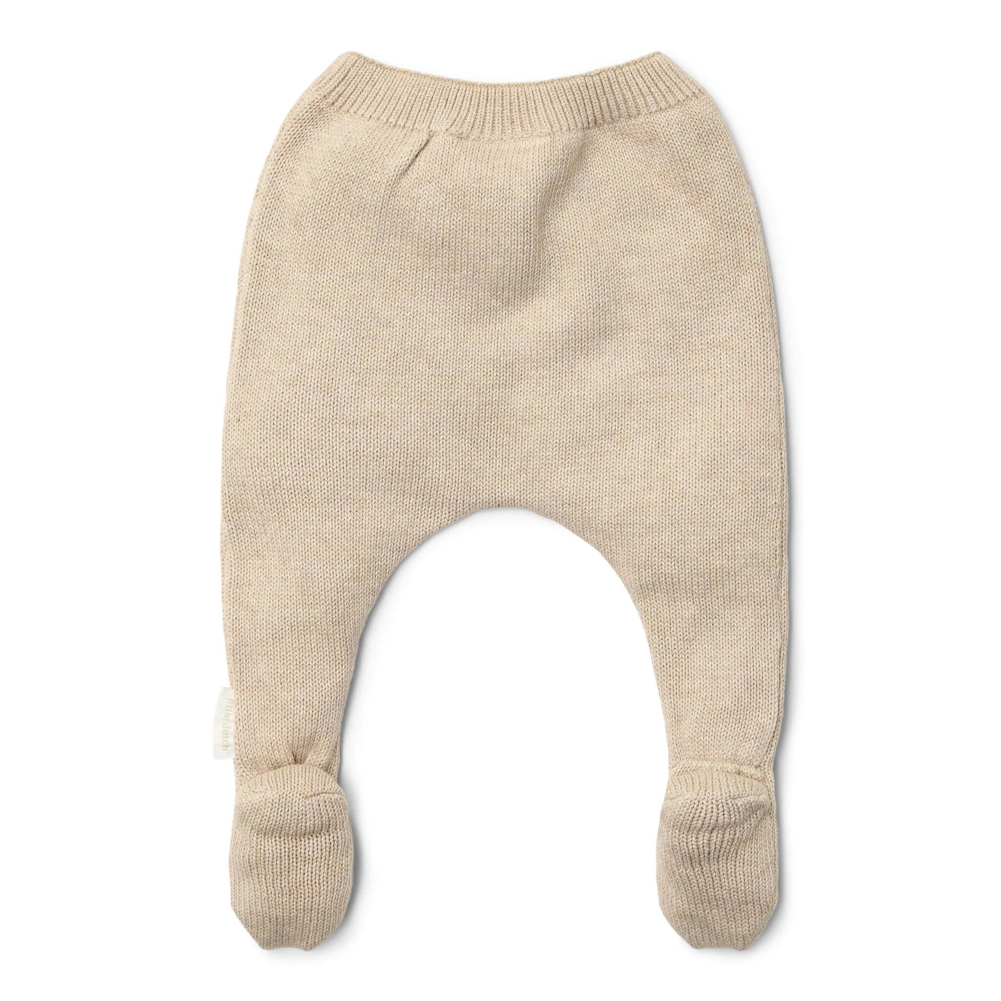 Little Dutch – Calças de Malha com Pé – Newborn Naturals