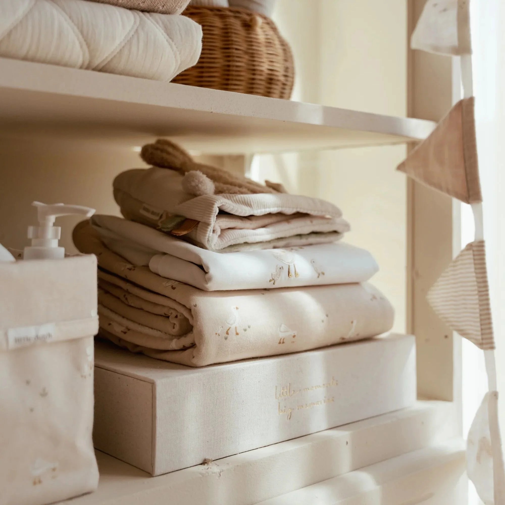 Crib blanket - Beige - Newborn Naturals - Little Goose 110X140