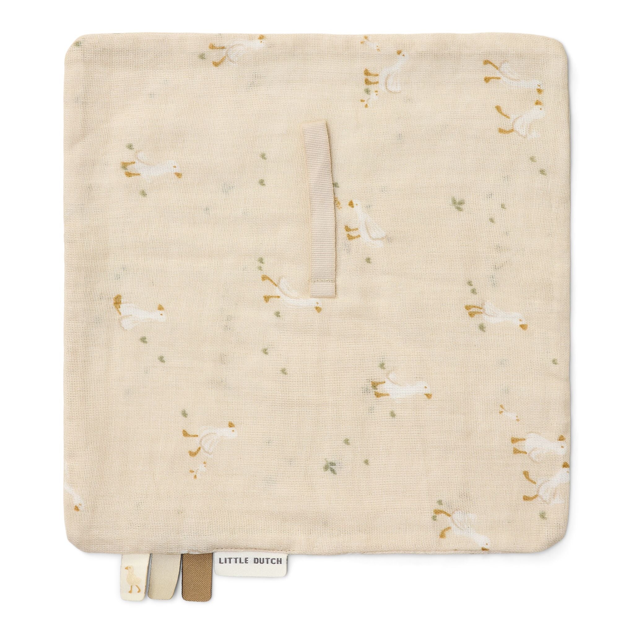 Pacifier Holder – Beige – Newborn Naturals – Little Goose