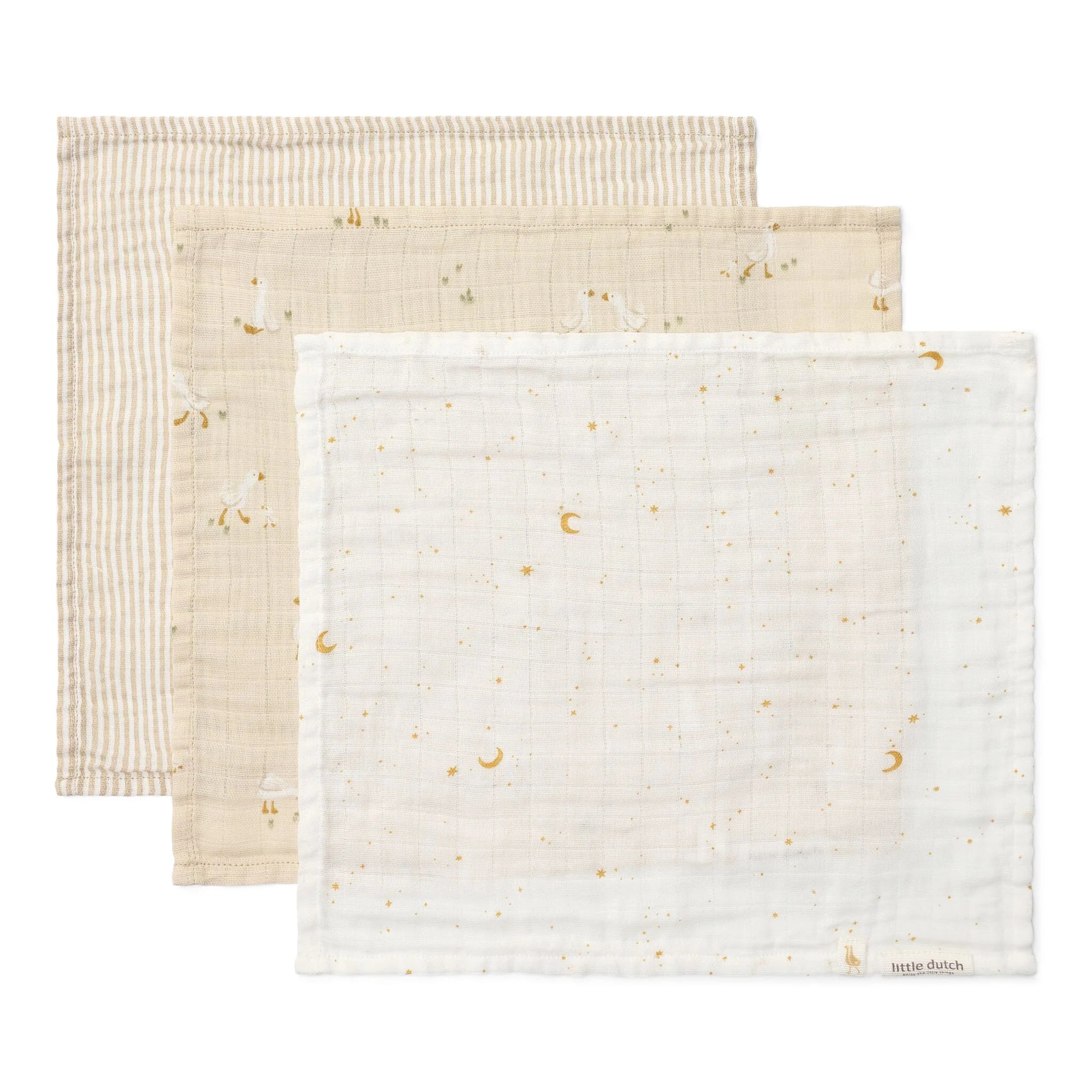 Diaper Set – Beige – Newborn Naturals – Little Goose (3 units)