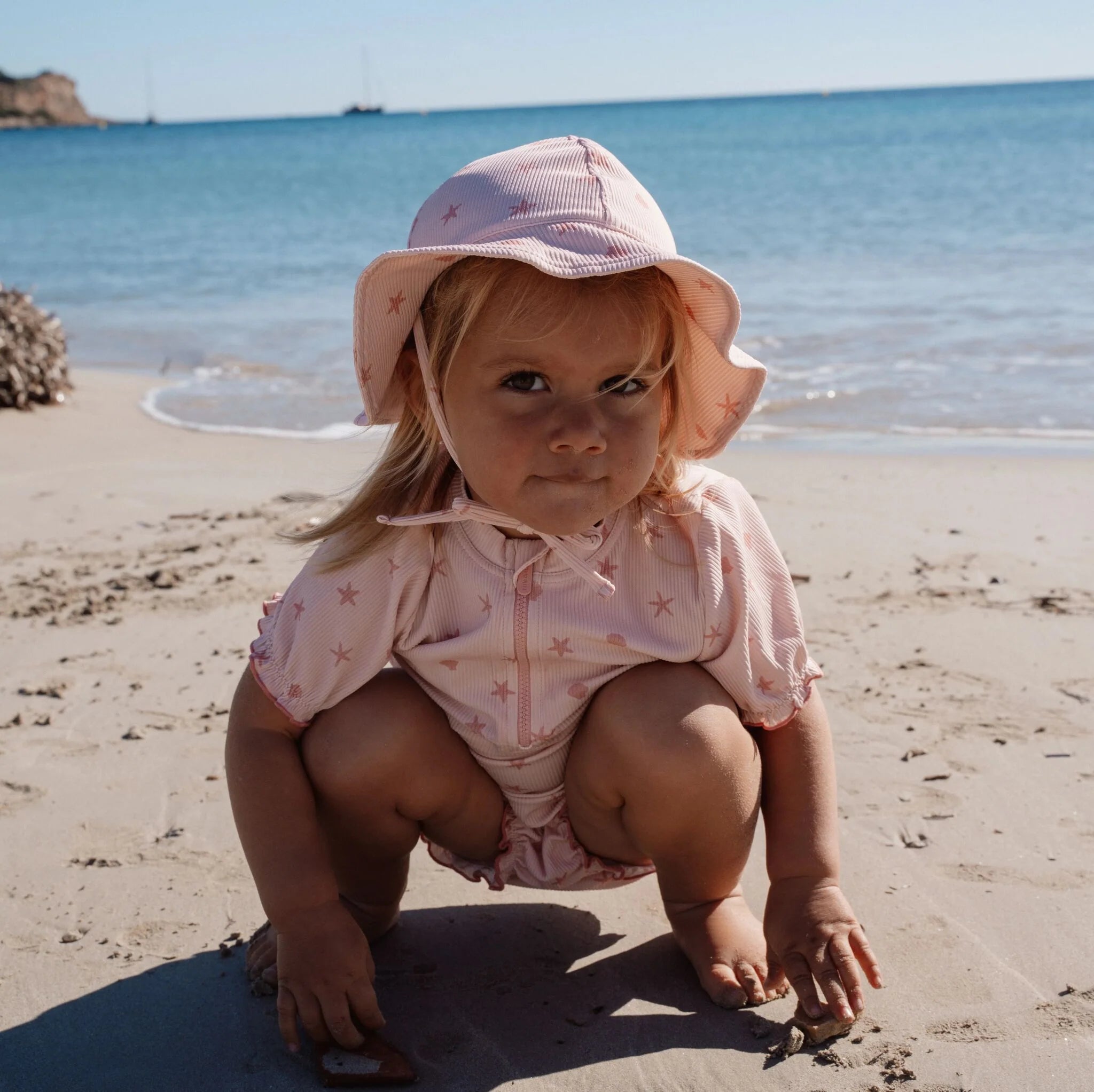 Dreamy Pink Sun Hat