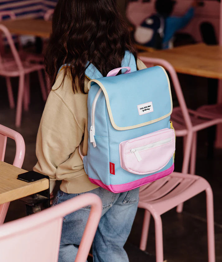 mochila escolar Hello Hossy colorida para crianças – Honey Bee Store