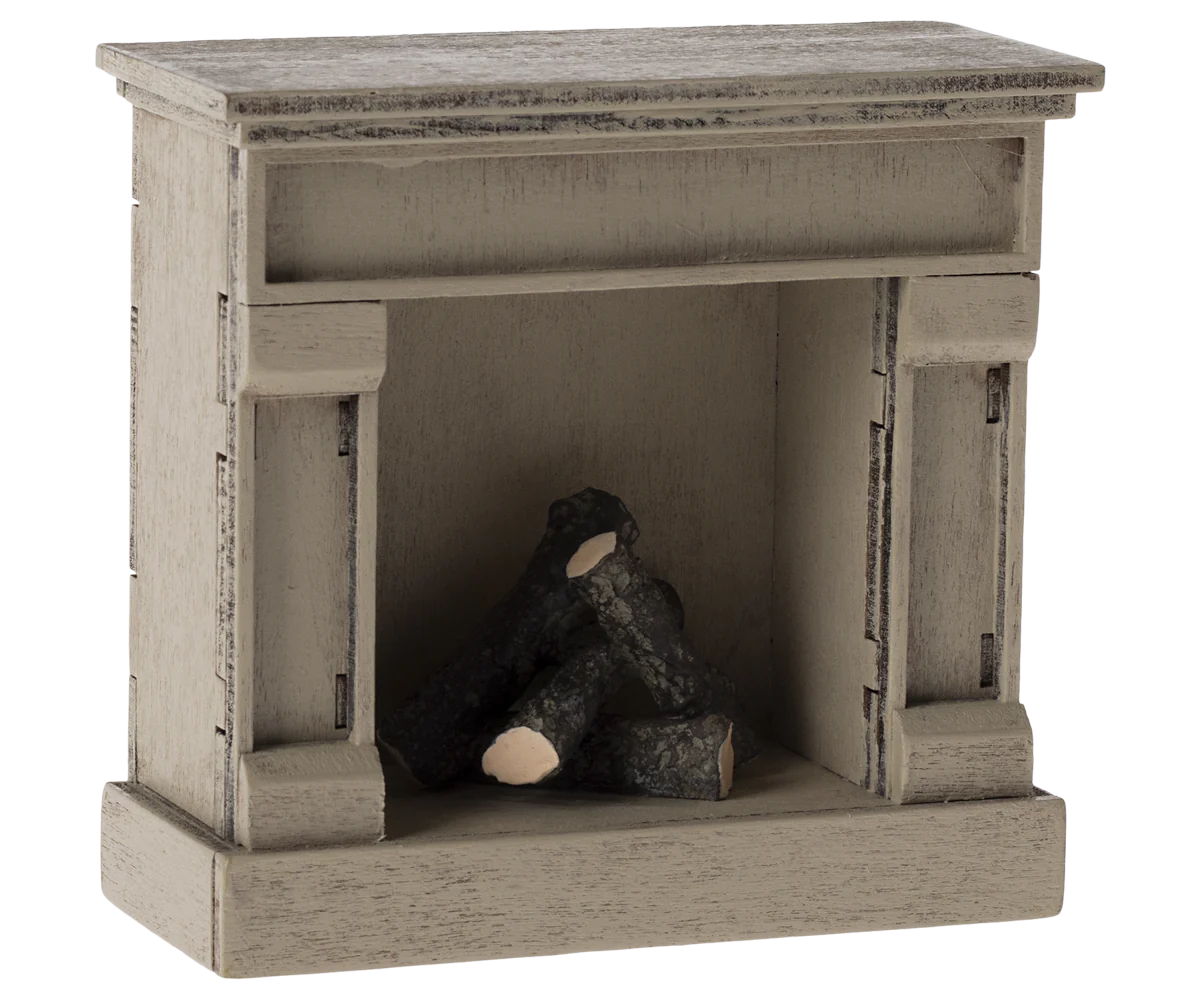 Lareira para Casa dos Ratinhos Maileg - Branco