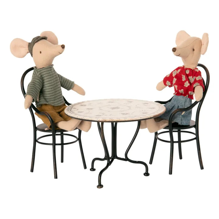 Casa MAILEG - Conjunto de mesa y sillas