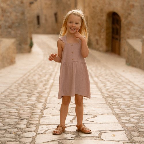 Vestido Lila para Mujer – Algodón Orgánico
