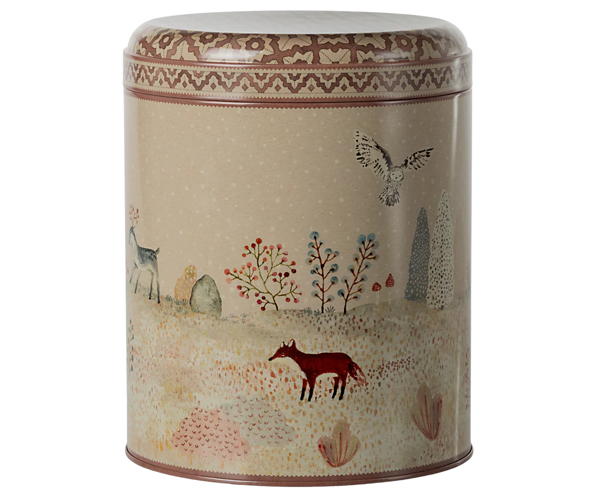 Caixinha de metal, Paraíso de inverno - Conjunto de 2 unid.