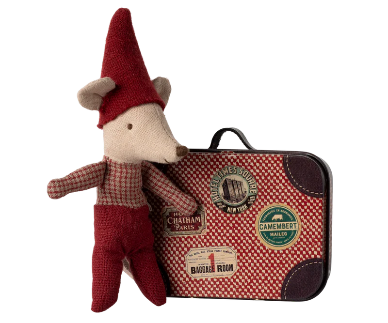 Maileg – Ratinho de Natal Bebé na Mala