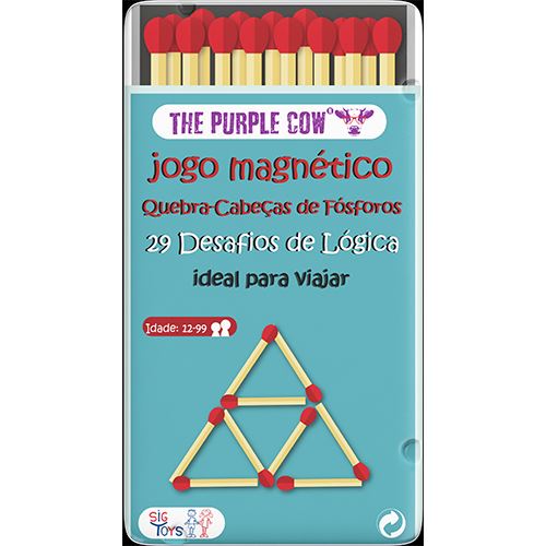 Jogo magnético - Quebra-cabeças de Fósforos