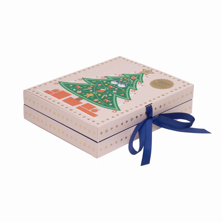 Calendário do Advento com acessórios de cabelo