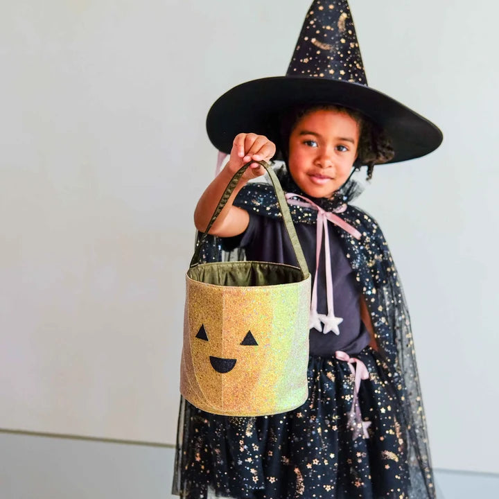 Saco Trick or Treat Abóbora Glitter – Mimi & Lula