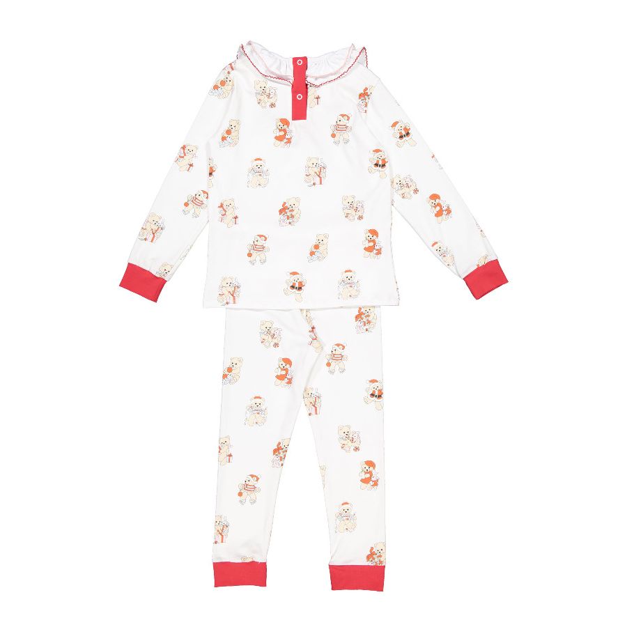 Pijama de niña "Ositos de Navidad"