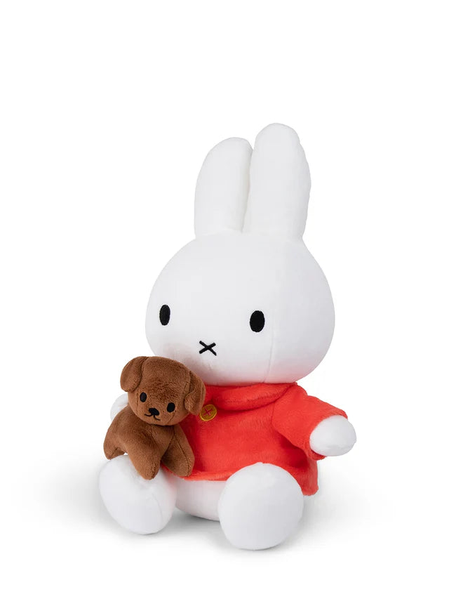 Miffy con Snuffy – Peluche ecológico de 33 cm