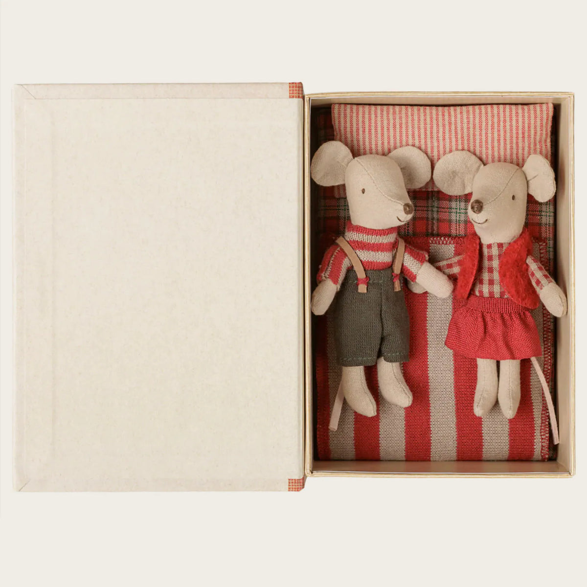 Ratinhos Gémeos de Natal no Livro - Maileg
