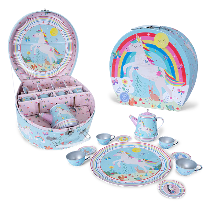 Juego de té "Hada del arco iris"