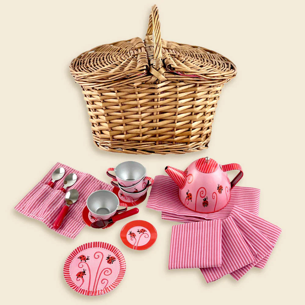 Conjunto de Chá Infantil Ladybug