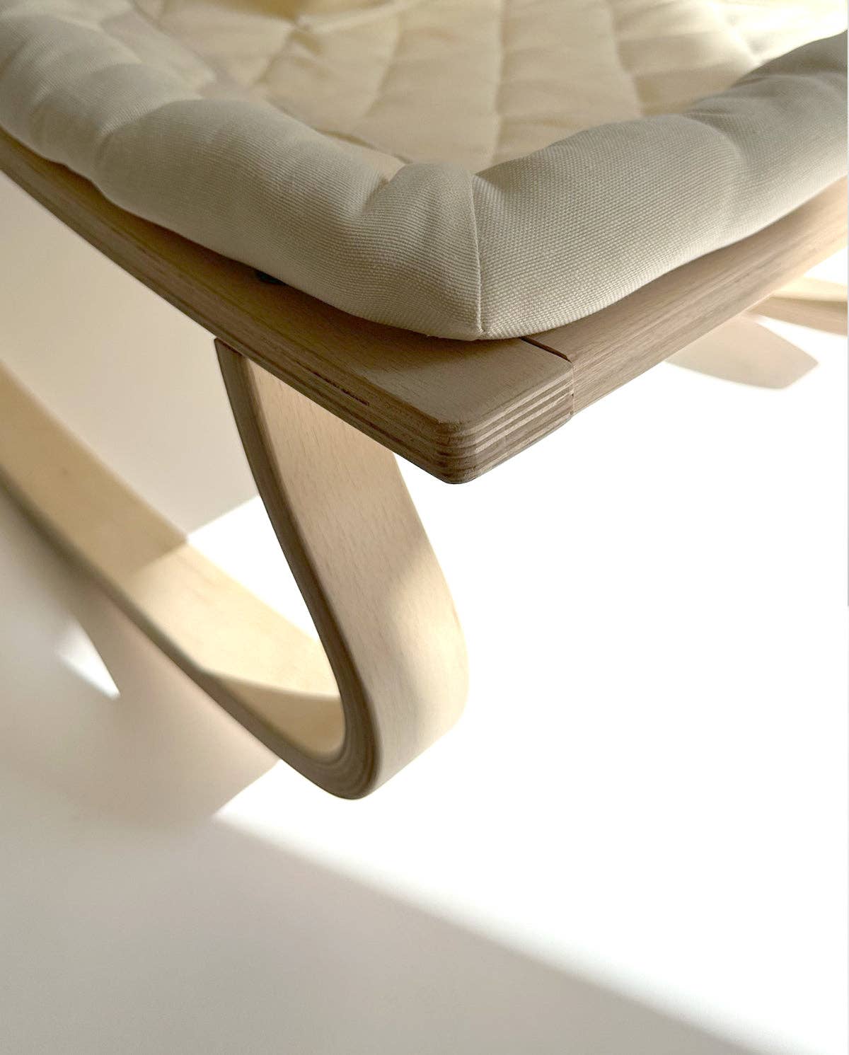 Sun lounger - Ivory white