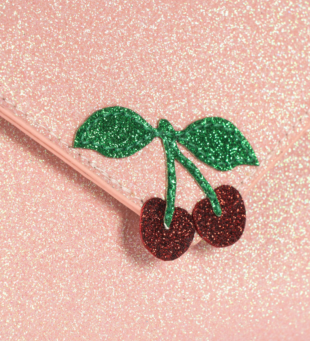 Carteira Infantil Glitter Rosa