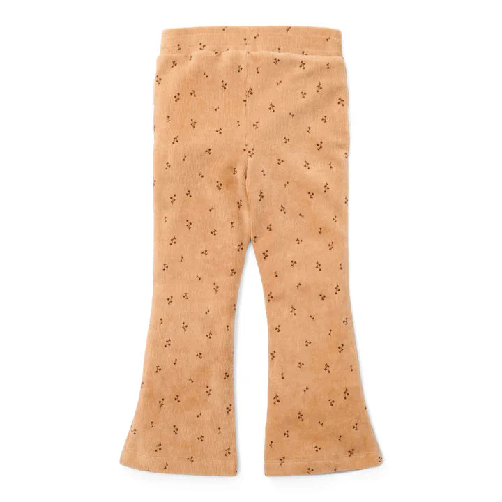 Pantalones holgados con flores de almendra
