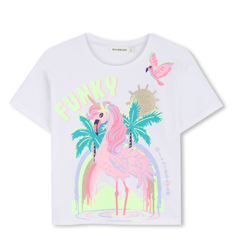 Short-Sleeve Sequin T-shirt - Billieblush