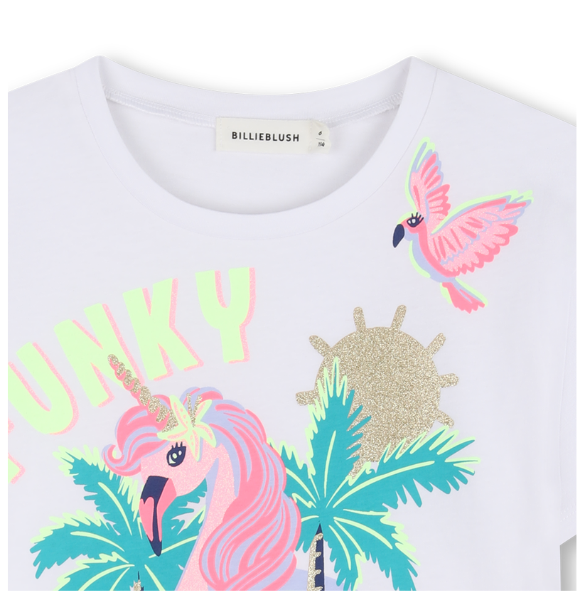 Short-Sleeve Sequin T-shirt - Billieblush