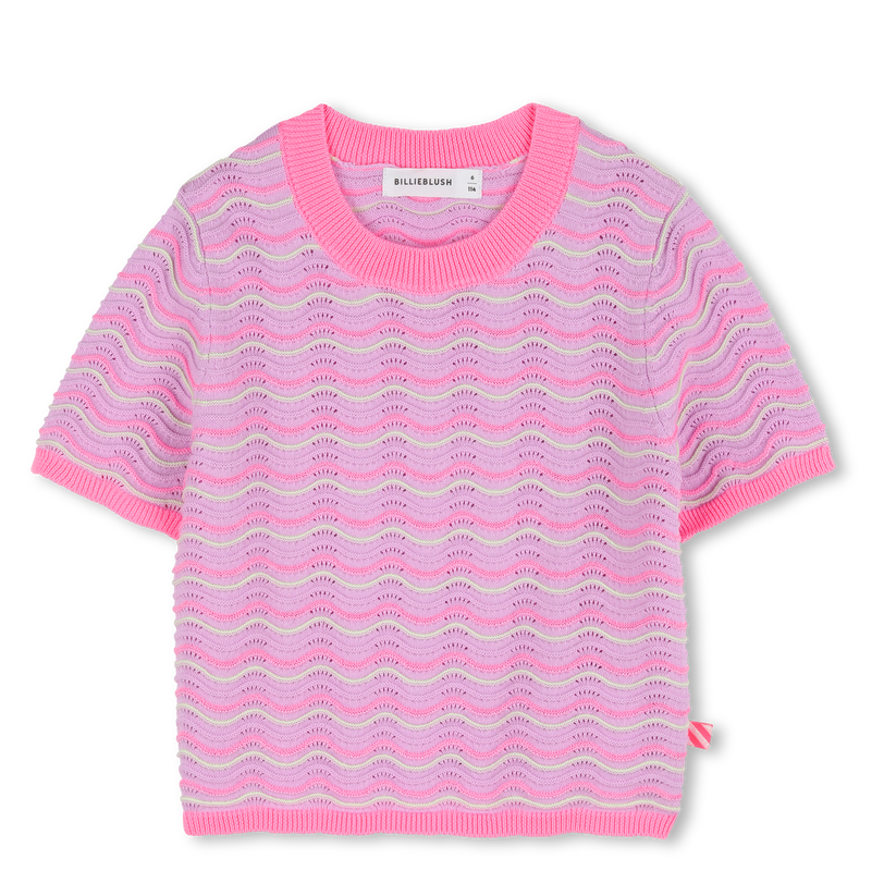 Camisola de Manga Curta Malha - Billiblush