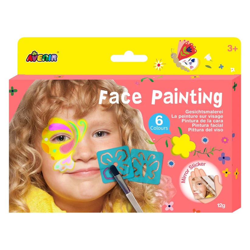 Kit de pinturas faciais