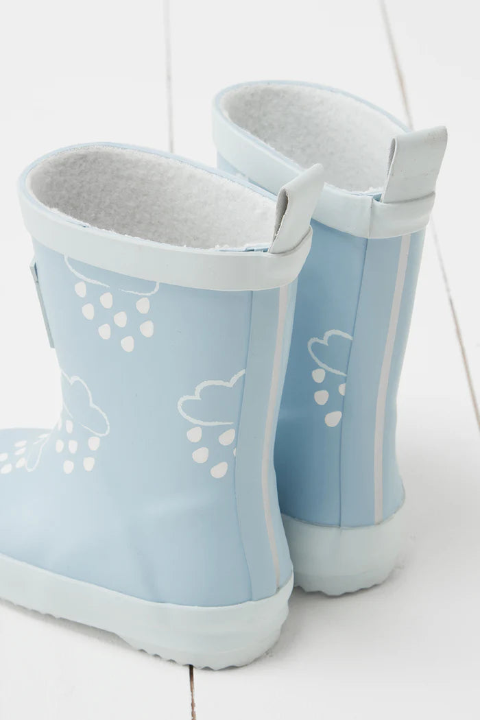 Galochas - nuvens com chuva muda de cor!