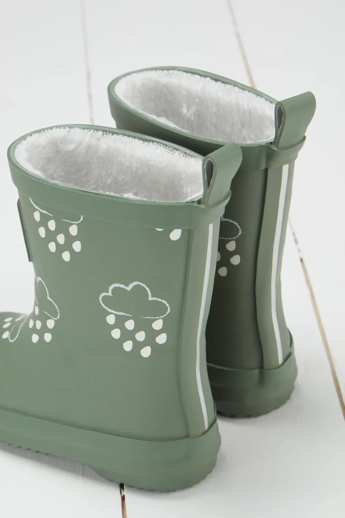 Galochas - nuvens com chuva muda de cor!