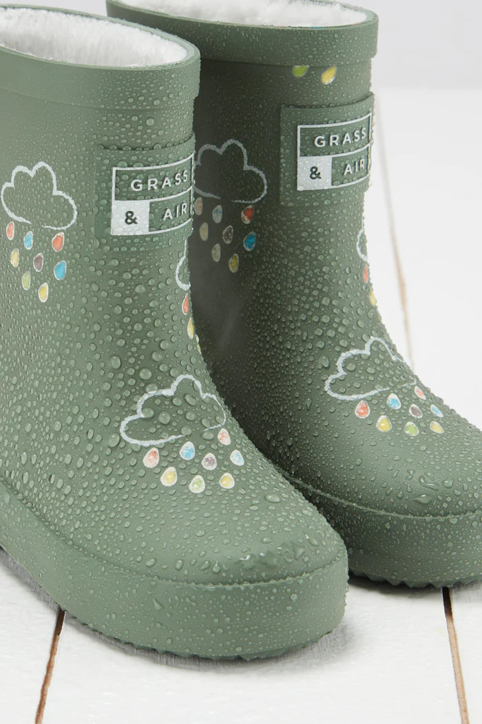 Galochas - nuvens com chuva muda de cor!