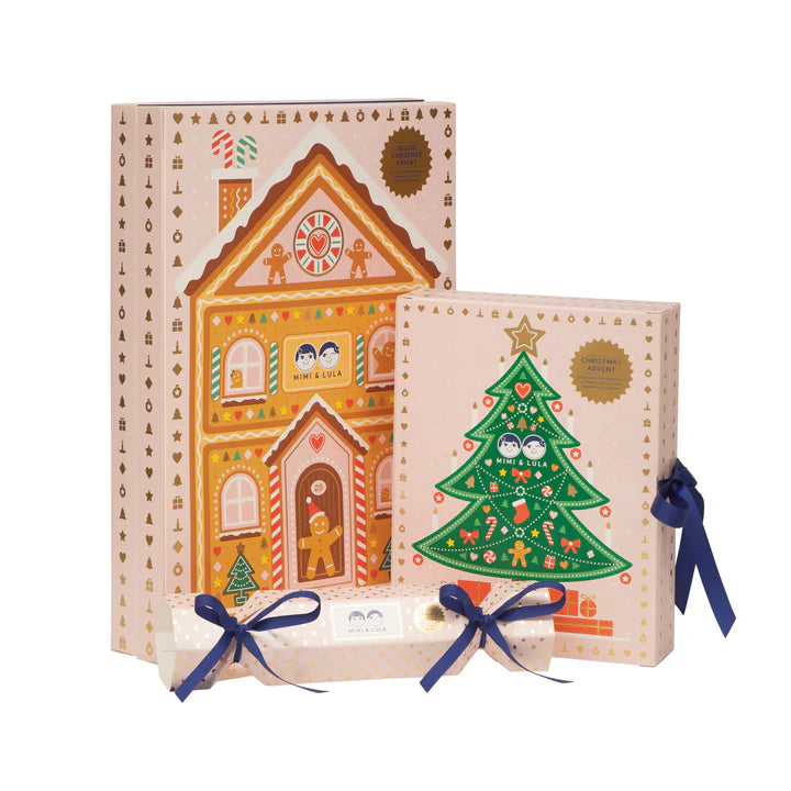 Calendário do Advento com acessórios de cabelo