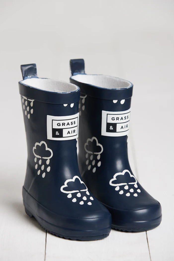 Galochas - nuvens com chuva muda de cor!