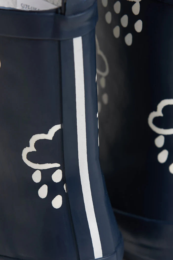 Galochas - nuvens com chuva muda de cor!