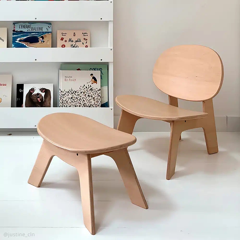 Silla de madera para niños HIBO
