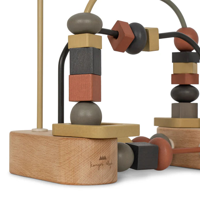 Wooden bead game