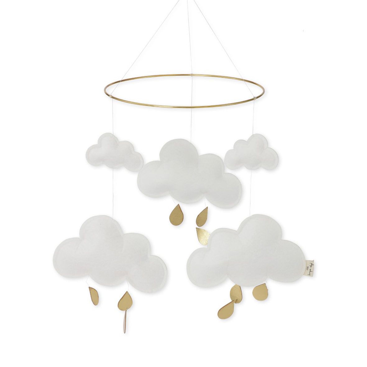 Handmade Felt Cloud Mobile