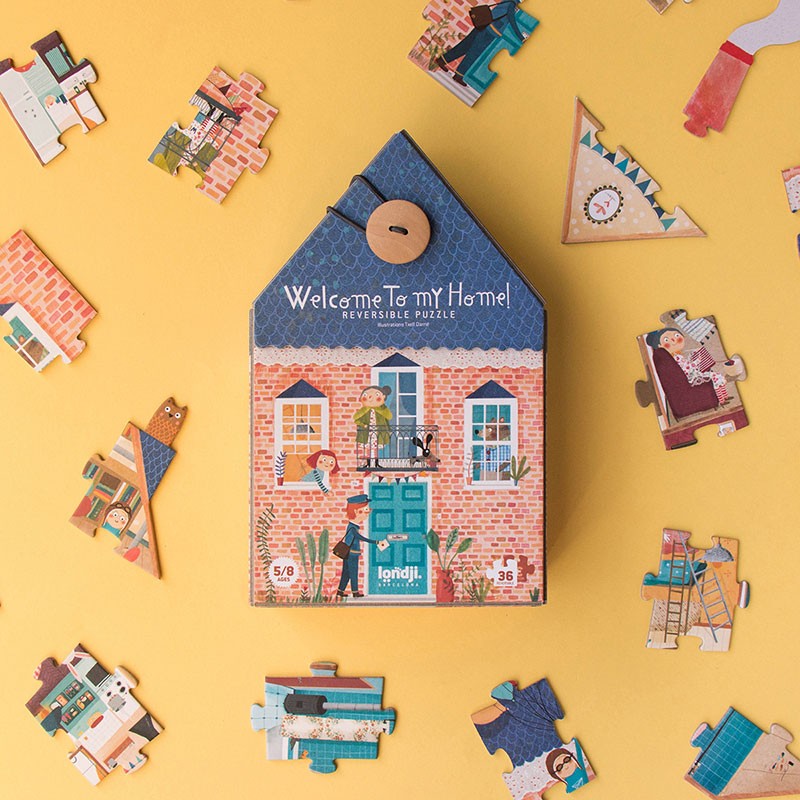 Welcome to My Home Reversible Puzzle – Londji