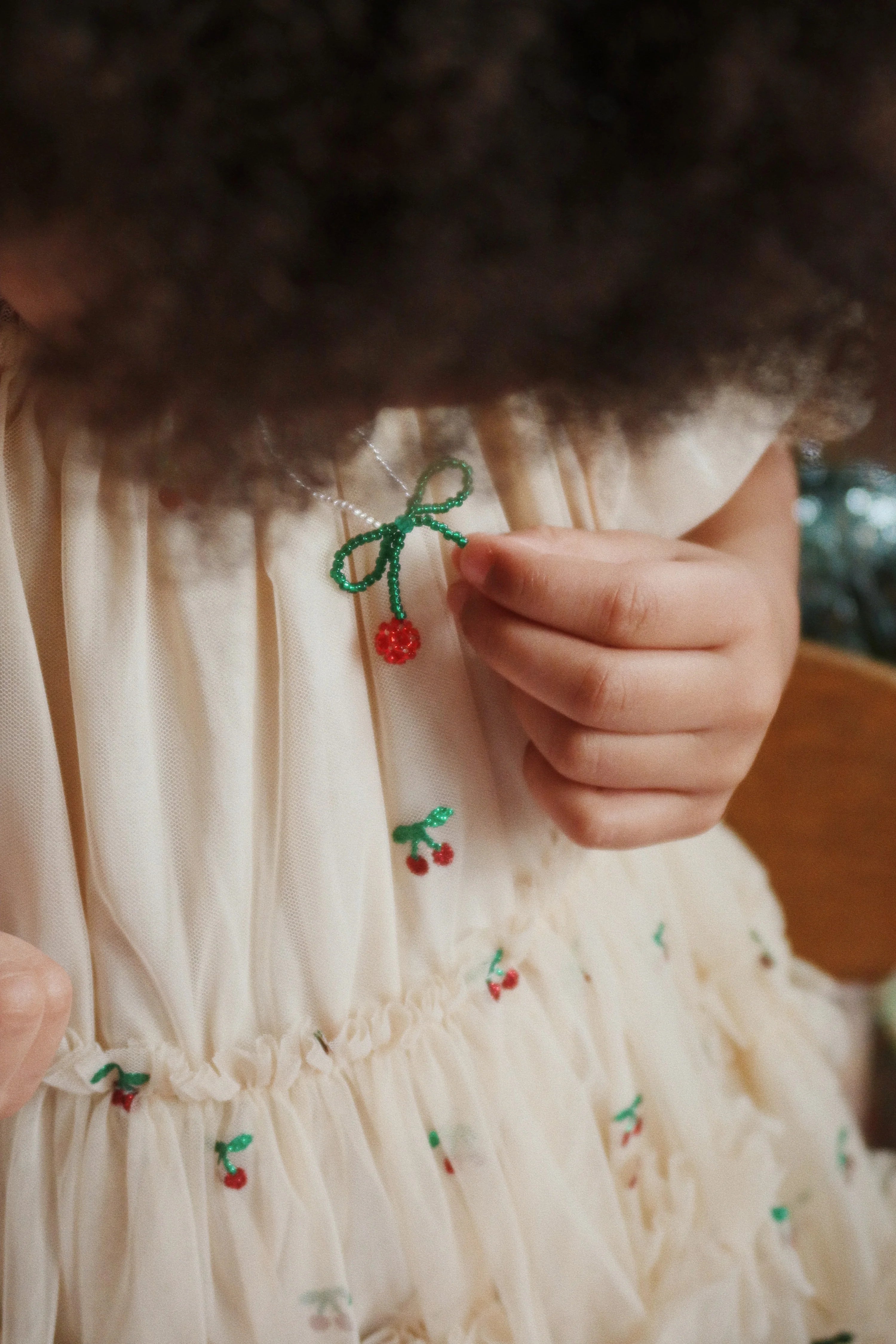 Conjunto Colar e Pulseira - Cherry Bow