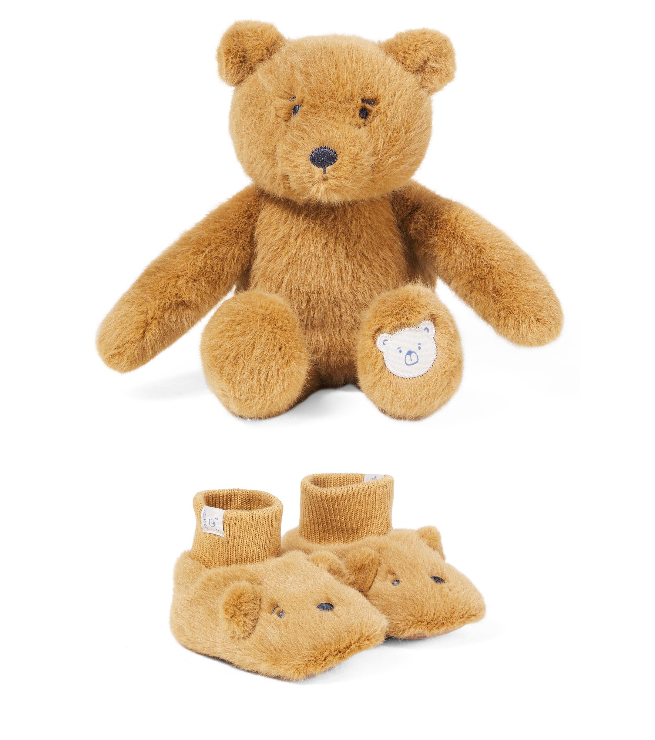 Conjunto de nascimento – Peluche + Botinhas (Urso ou Coelho)