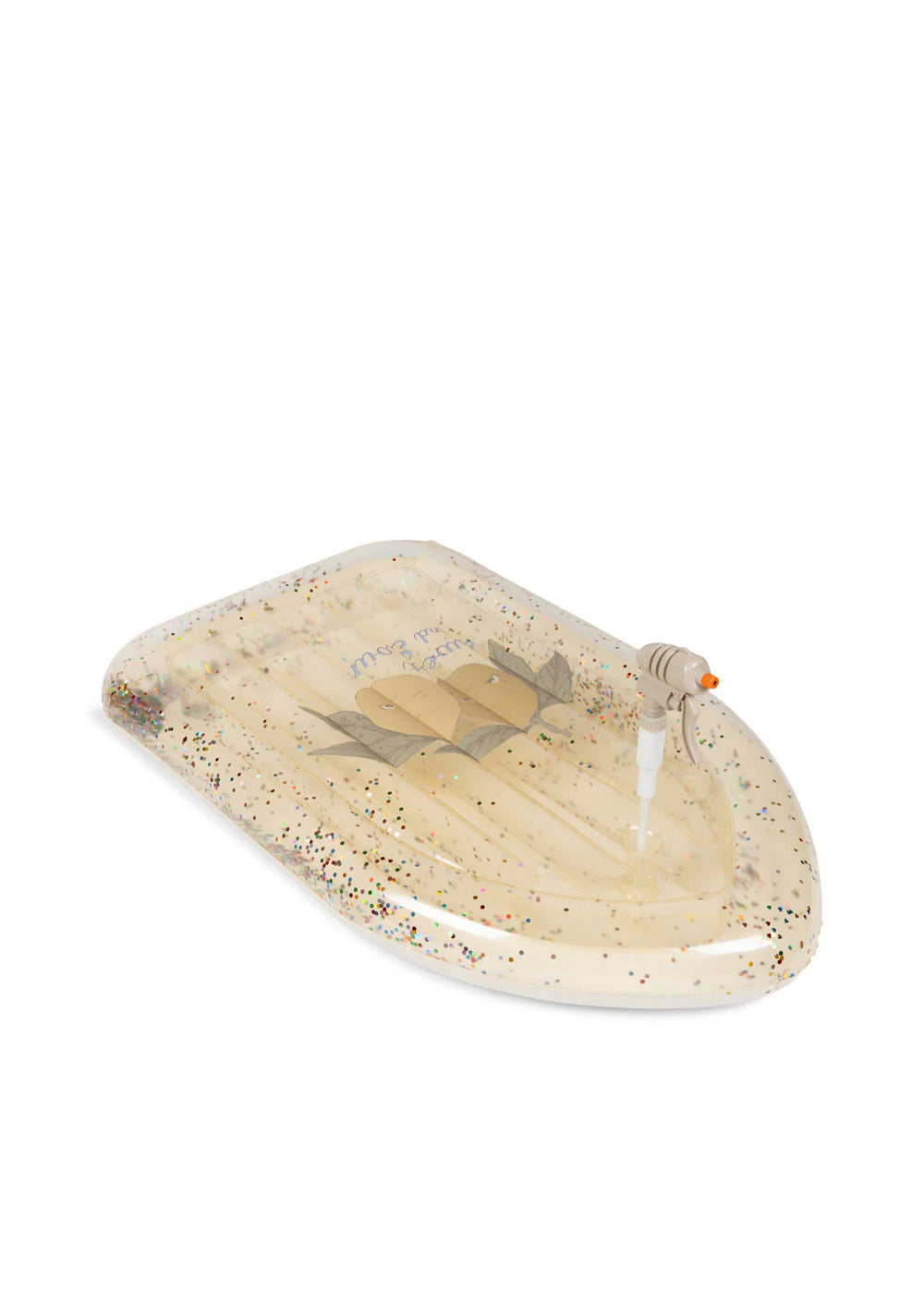 Flotador inflable con purpurina