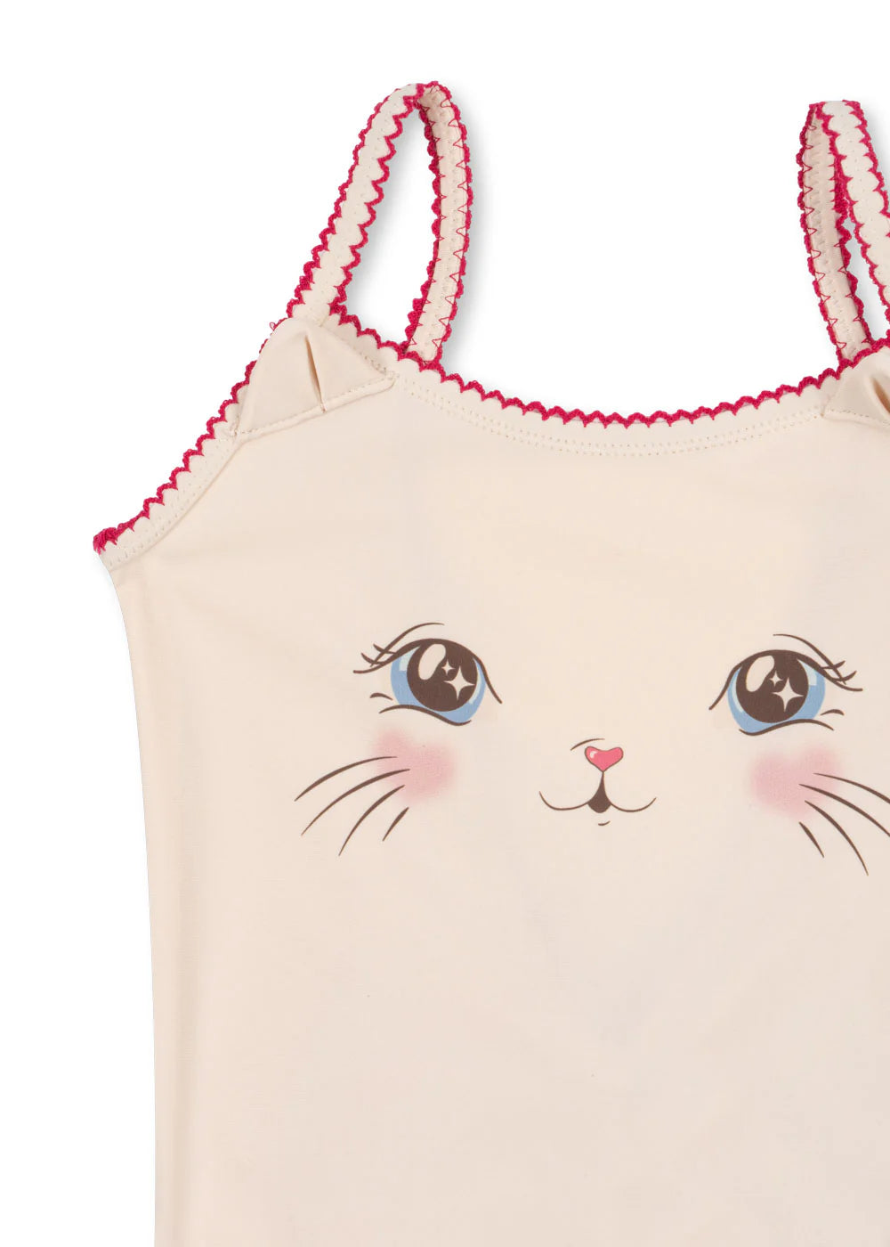 Traje de baño infantil con gatito