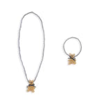Juego de Collar y Pulsera Konges Sløjd – Cereza y Oso