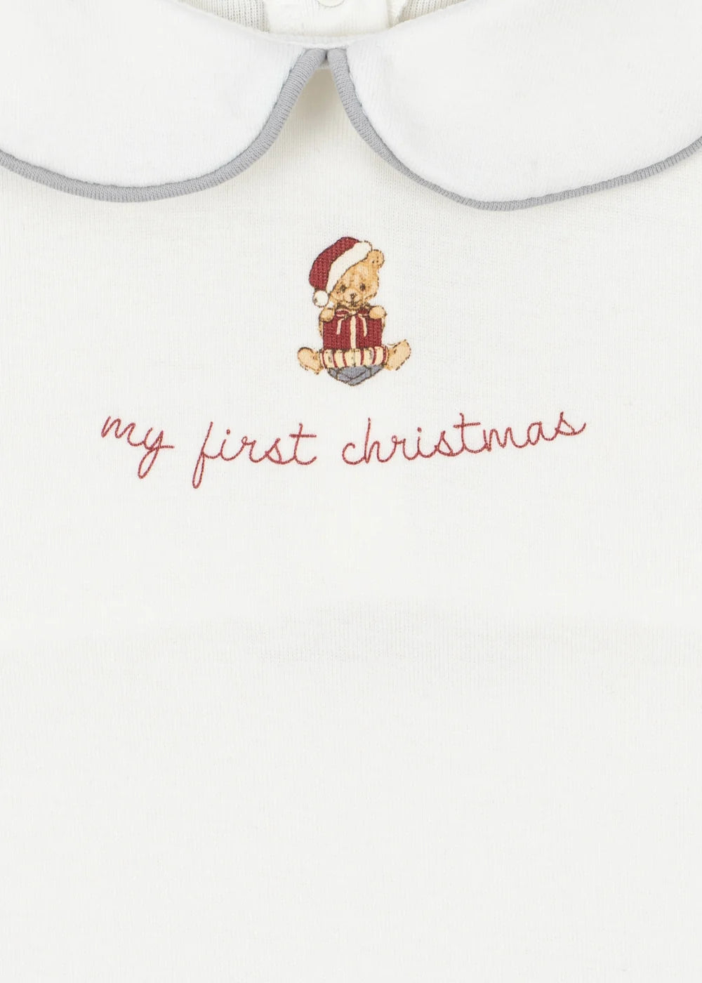 Babygrow My First Christmas em Algodão Orgânico