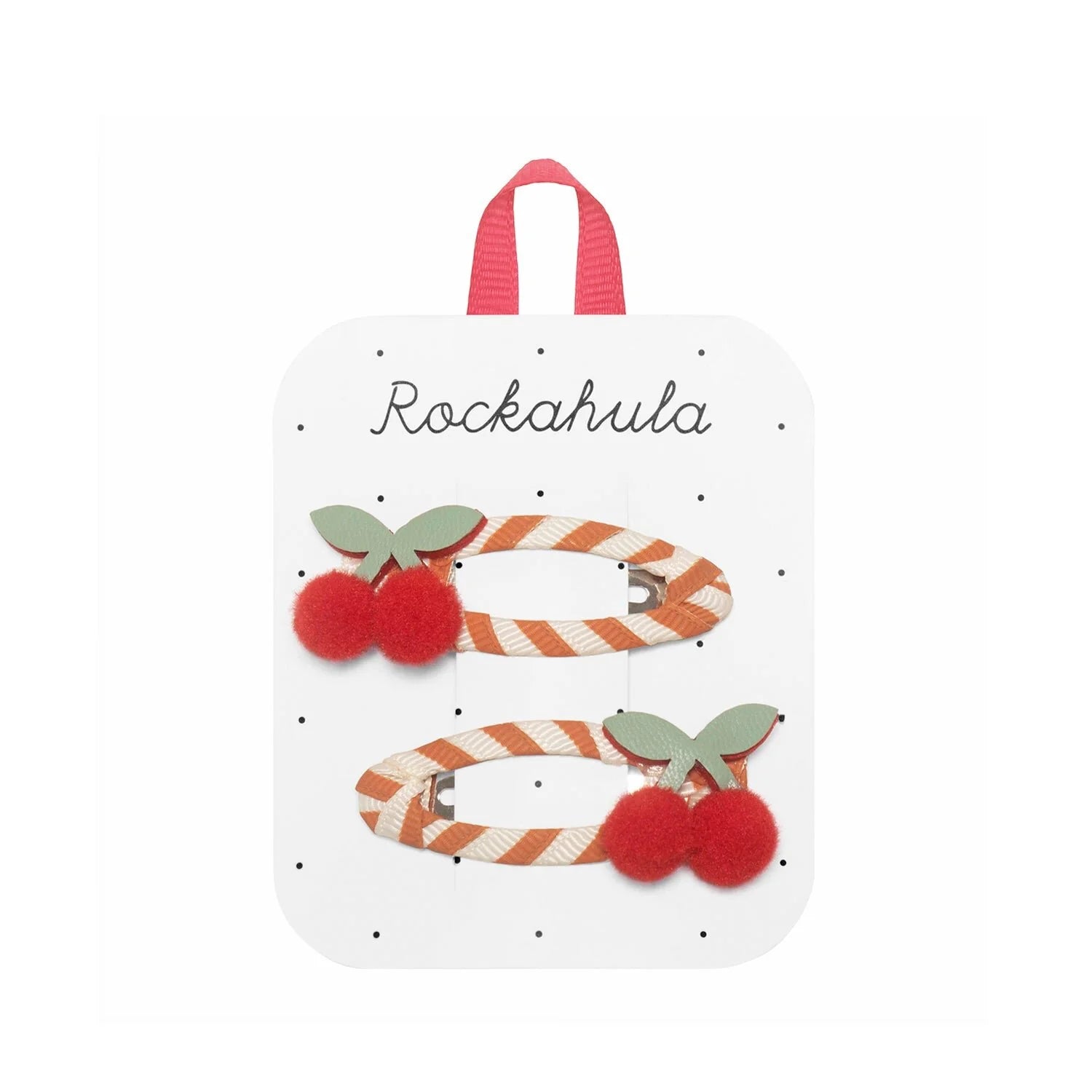 Ganchos cabelo Stripy Cherry