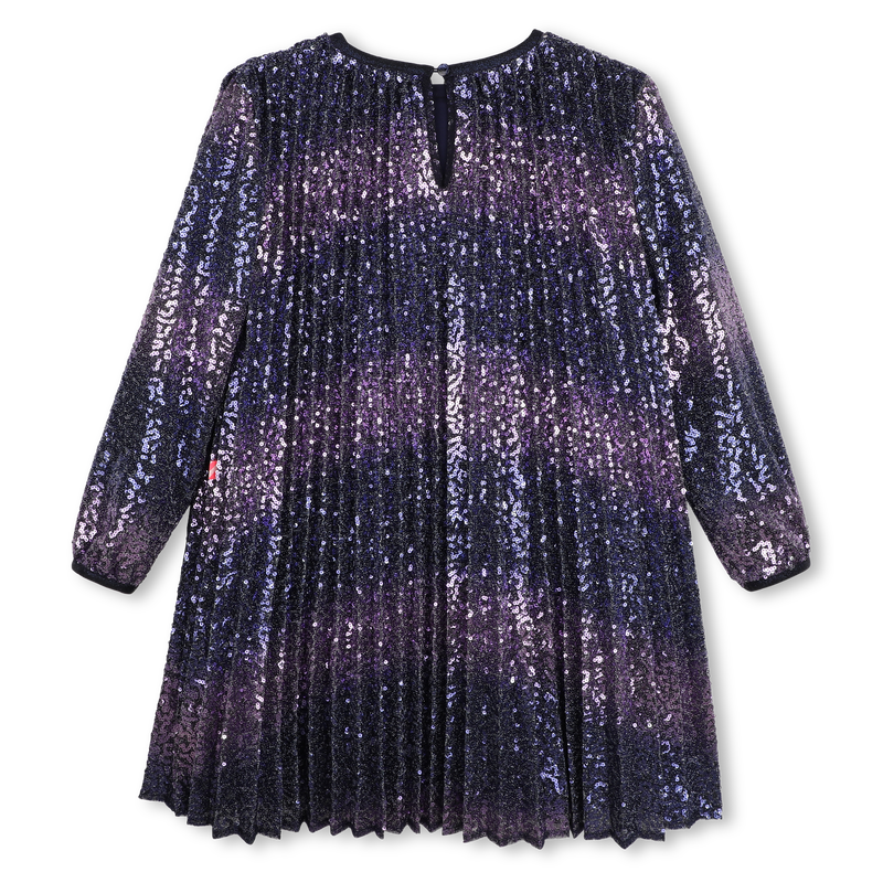 Vestido Plissado com Lantejoulas BILLIEBLUSH