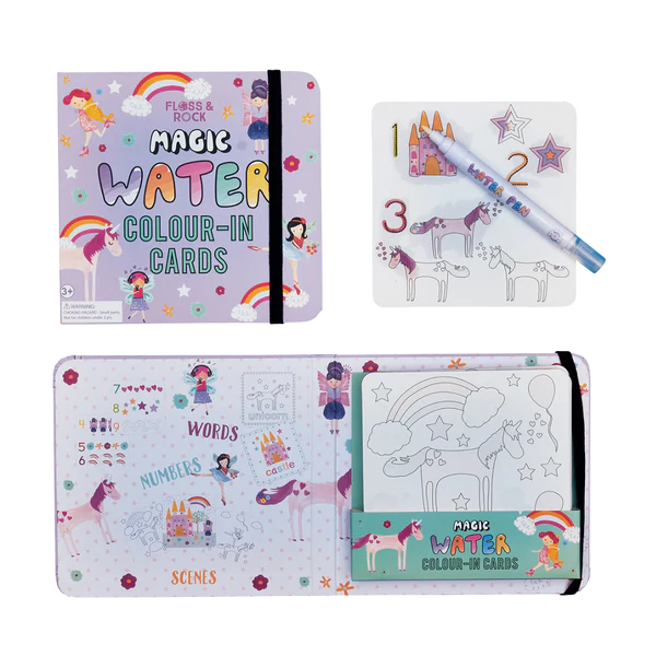 Cartões de Pintura com Água