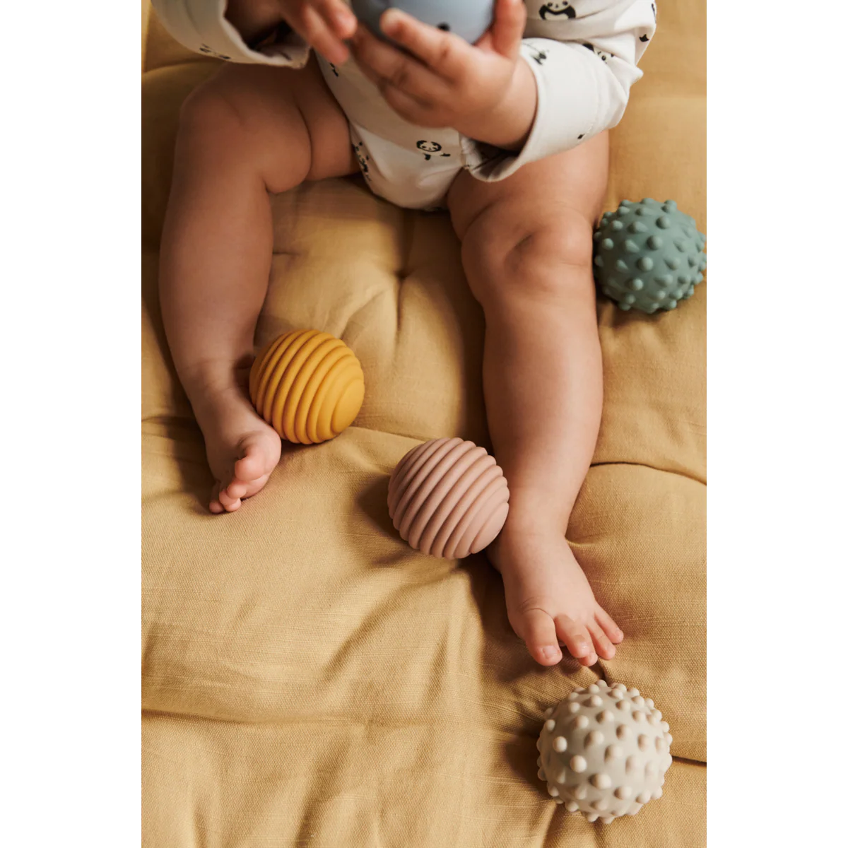 Conjunto de 5 Bolas Sensoriais em Silicone