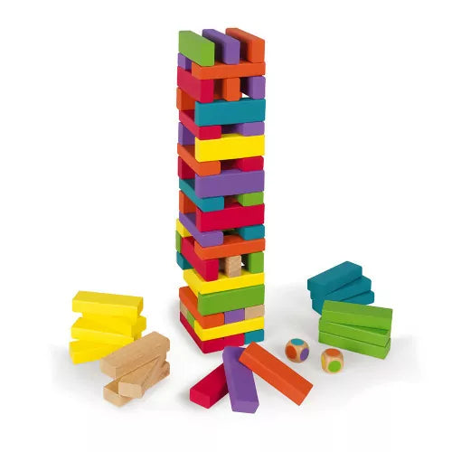 Torre de equilibrio de madera